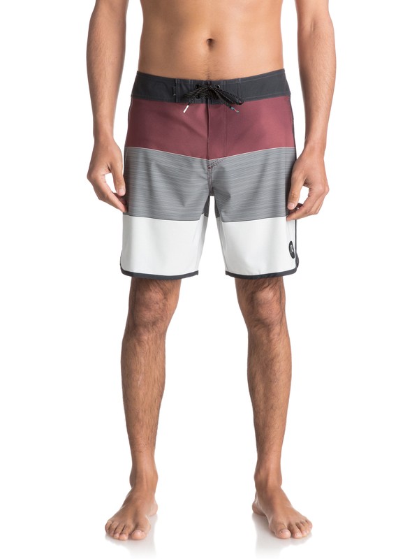 quiksilver, Tijuana Scallop 18" - Boardshorts, WINDSOR WINE (rsr6) 0 Tijuana Scallop 18" - Boardshorts Rot EQYBS03755 Quiksilver