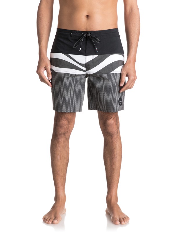 quiksilver, Heatwave Blocked 18" - Beachshorts, BLACK (kvj6) 0 Heatwave Blocked 18" - Beachshorts Schwarz EQYBS03771 Quiksilver
