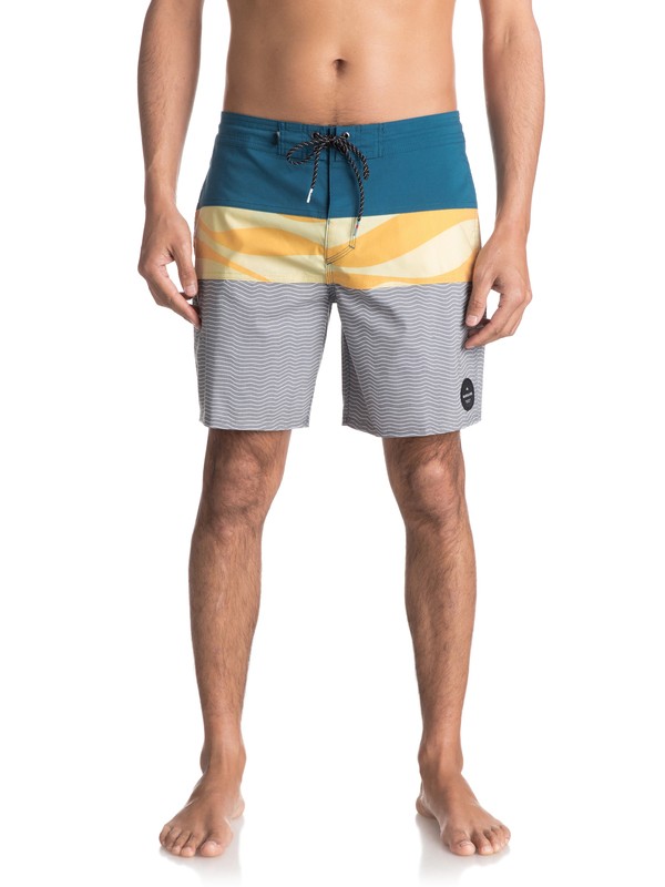 quiksilver, Heatwave Blocked 18" - Beachshorts, QUIET SHADE (kze6) 0 Heatwave Blocked 18" - Beachshorts Schwarz EQYBS03771 Quiksilver