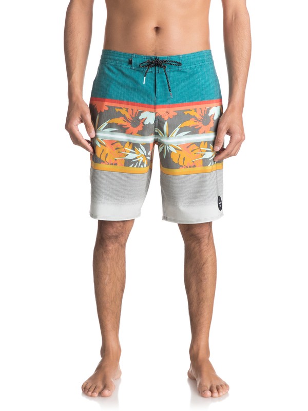 quiksilver, SWELL VISION PRINT BEACHSHORT, TARMAC (kta6) 0 SWELL VISION PRINT BEACHSHORT EQYBS03774 Quiksilver