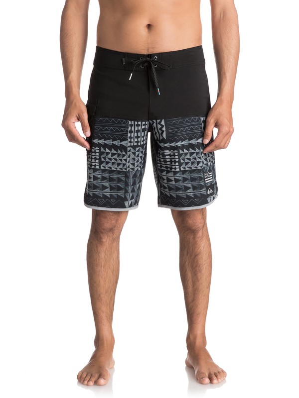 quiksilver, Hombres Boardshorts de 20" The Scallop Hawaii, BLACK (kvj6) 0 Hombres Boardshorts de 20" The Scallop Hawaii EQYBS03818 Quiksilver