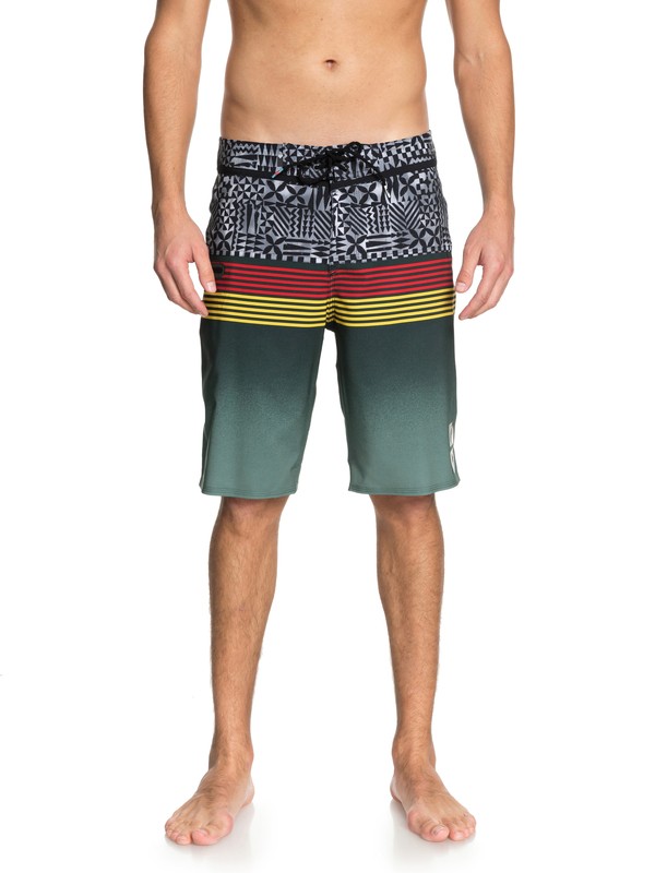 quiksilver, Highline Division Hawaii 21" Boardshorts, SEAWEED (gnb6) 0 Highline Division Hawaii 21" Boardshorts Green EQYBS03853 Quiksilver