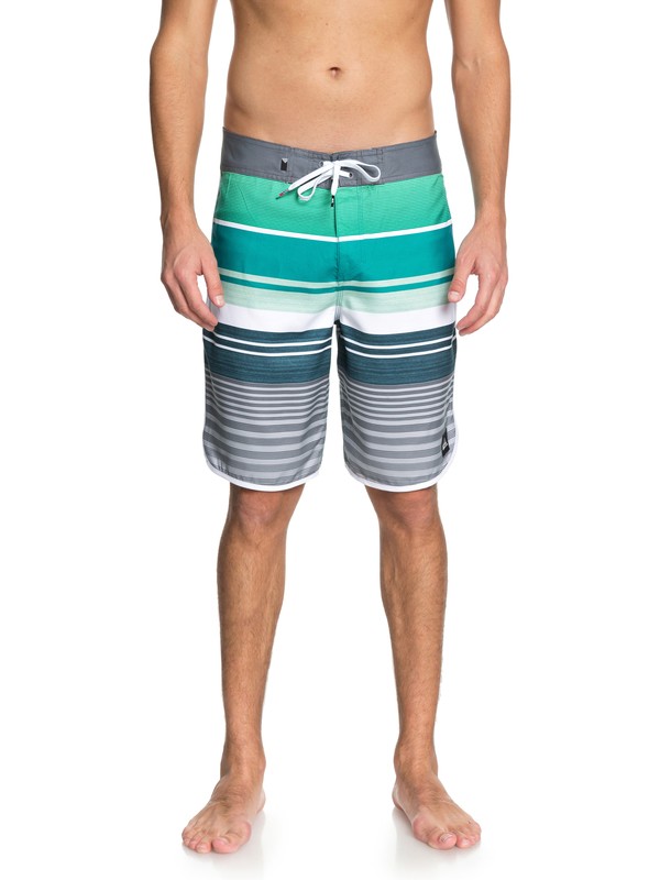 quiksilver, Men's Eye Scallop 20" Boardshorts, ATLANTIC DEEP (bsd6) 0 Men's Eye Scallop 20" Boardshorts Blue EQYBS03871 Quiksilver
