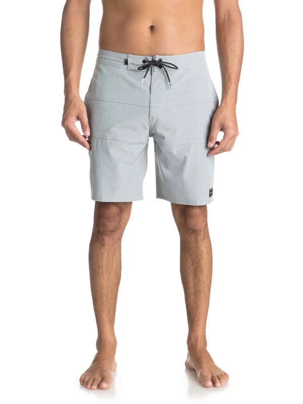 quiksilver, Baja 19" Volley Beachshorts, SLEET (szp0) 0 Baja 19" Volley Beachshorts Grey EQYBS03923 Quiksilver