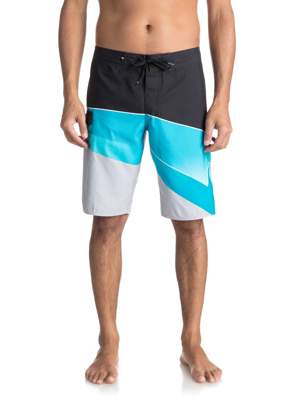 quiksilver, Slash Fade Logo 21" - Boardshorts, ATOMIC BLUE (bmm6) 0 Slash Fade Logo 21" - Boardshorts Blau EQYBS03929 Quiksilver