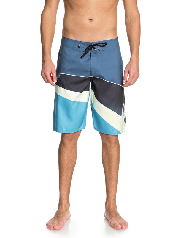 quiksilver, Slash Fade Logo 21" Boardshorts, REAL TEAL (bpr6) 0 Slash Fade Logo 21" Boardshorts Blue EQYBS03929 Quiksilver