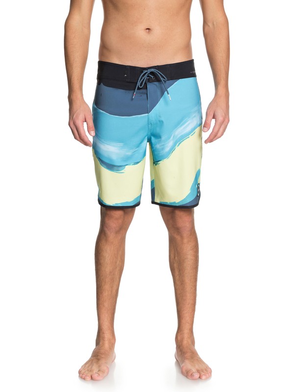 quiksilver, Men Resin Scallop Highline de 19" Boardshorts, CYAN BLUE (bkv6) 0 Men Resin Scallop Highline de 19" Boardshorts Azul EQYBS03955 Quiksilver