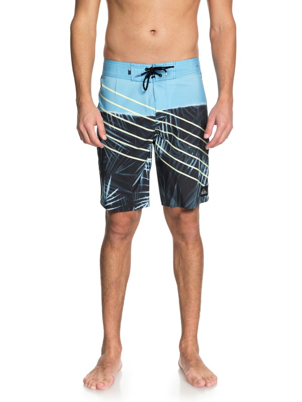 quiksilver, Men Palm Slash Highline de 19" Boardshorts, CYAN BLUE (bkv6) 0 Men Palm Slash Highline de 19" Boardshorts Azul EQYBS03975 Quiksilver