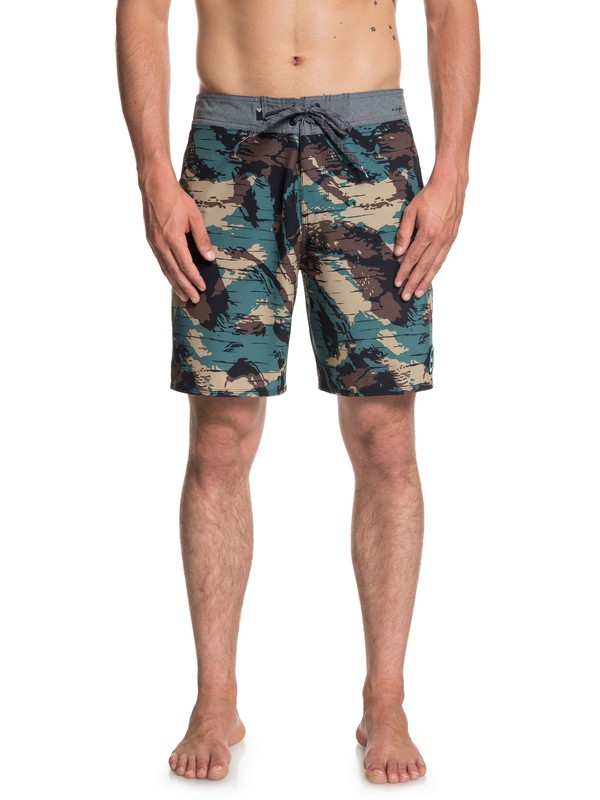 quiksilver, Highline Variable 18" - Boardshorts para Hombre, MALLARD GREEN (gqn6) 0 Highline Variable 18" - Boardshorts para Hombre Verde EQYBS03996 Quiksilver