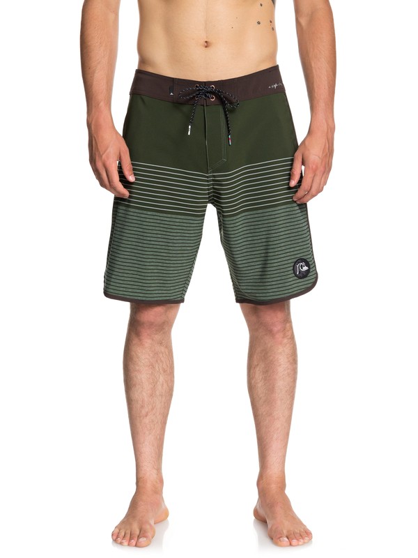 quiksilver, Highline Tijuana Scallop 20" Boardshorts, THYME (cqy0) 0 Highline Tijuana Scallop 20" Boardshorts Brown EQYBS03998 Quiksilver
