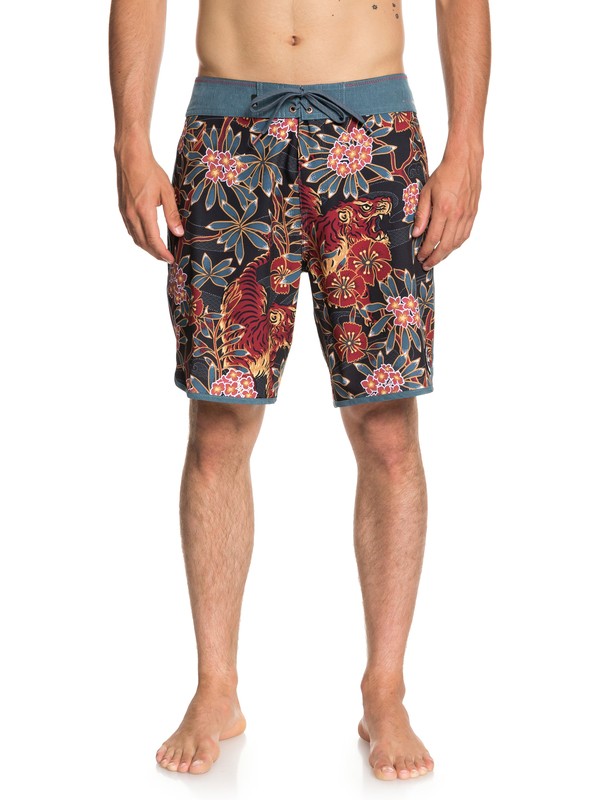 quiksilver, Highline Silent Fury 19" Boardshorts, TAPESTRY (bph6) 0 Highline Silent Fury 19" Boardshorts Blue EQYBS04006 Quiksilver