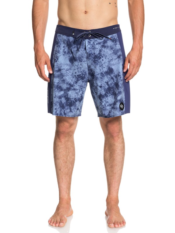 quiksilver, Fluid Force 20" - Board Shorts for Men, TYPHOON (bny6) 0 Fluid Force 20" - Board Shorts for Men Blue EQYBS04020 Quiksilver