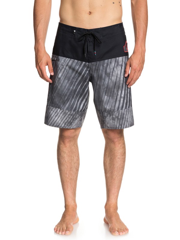 quiksilver, Fluid Force 20" - Board Shorts for Men, IRON GATE (kzm6) 0 Fluid Force 20" - Board Shorts for Men Black EQYBS04020 Quiksilver