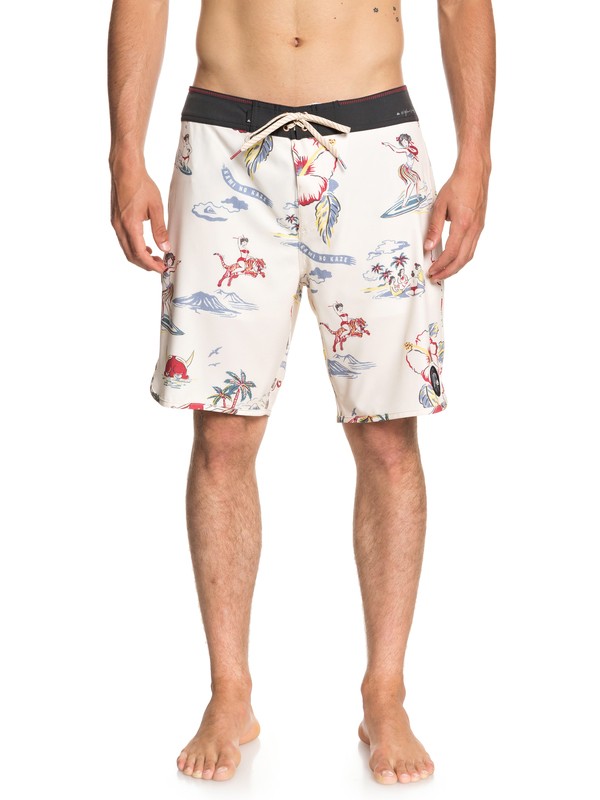 quiksilver, Highline Zen Scallop 19" Boardshorts, BIRCH (wdw6) 0 Highline Zen Scallop 19" Boardshorts White EQYBS04029 Quiksilver