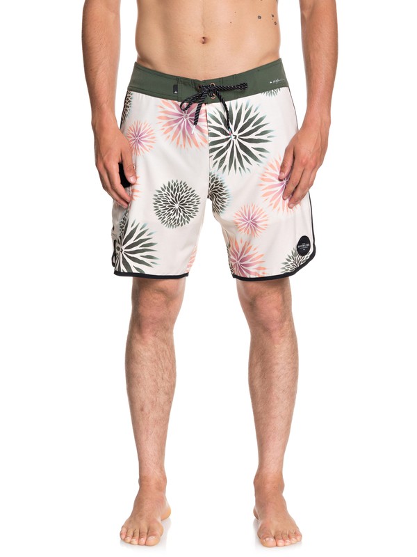 quiksilver, Highline Okinawa Scallop 18" Boardshorts, BIRCH (wdw6) 0 Highline Okinawa Scallop 18" Boardshorts White EQYBS04043 Quiksilver