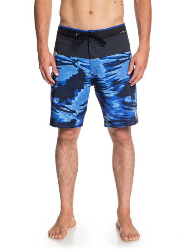 quiksilver, Highline Blackout 19" Boardshorts, ELECTRIC ROYAL (prm0) 0 Highline Blackout 19" Boardshorts Purple EQYBS04075 Quiksilver