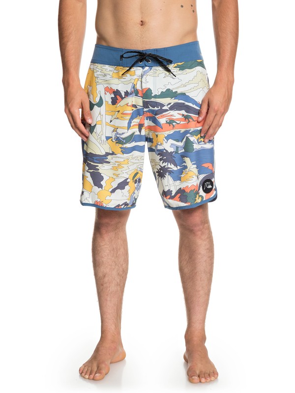 quiksilver, Highline Feelin Fine 19" Boardshorts, MEDIEVAL BLUE (bte6) 0 Highline Feelin Fine 19" Boardshorts Blue EQYBS04087 Quiksilver