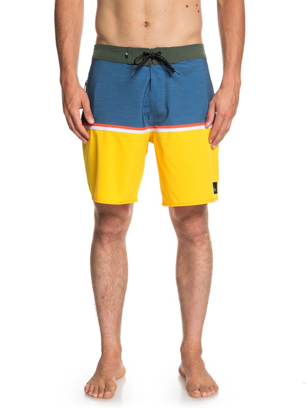 quiksilver, Highline Division 18" - Board Shorts for Men, STELLAR (bnt6) 0 Highline Division 18" - Board Shorts for Men Blue EQYBS04113 Quiksilver