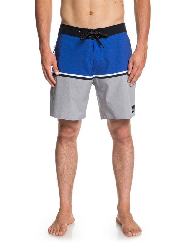 quiksilver, Highline Division 18" - Board Shorts for Men, ELECTRIC ROYAL (prm6) 0 Highline Division 18" - Board Shorts for Men Purple EQYBS04113 Quiksilver