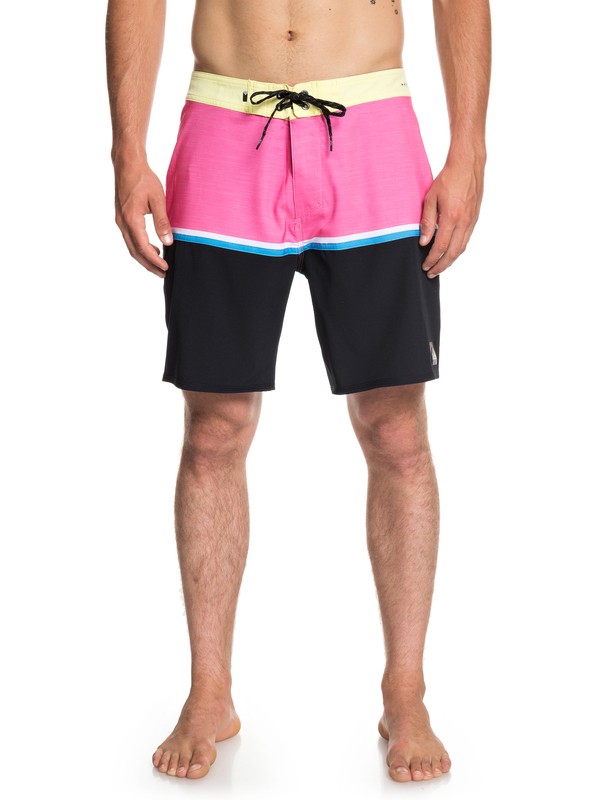 quiksilver, Highline Division 18" - Board Shorts for Men, YELLOW IRIS (yzj6) 0 Highline Division 18" - Board Shorts for Men Yellow EQYBS04113 Quiksilver