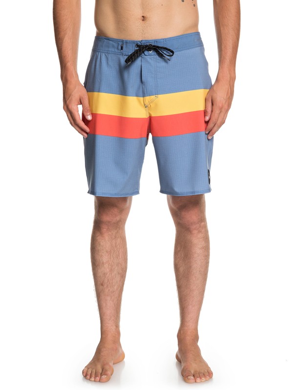 quiksilver, Highline Seasons 18" - Board Shorts for Men, STELLAR (bnt6) 0 Highline Seasons 18" - Board Shorts for Men Blue EQYBS04114 Quiksilver