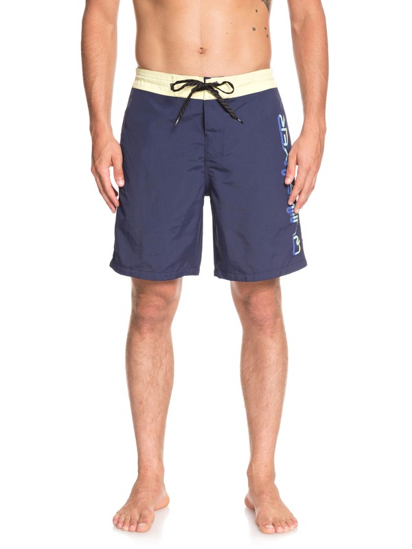 quiksilver, Omni 18" Beachshorts, MEDIEVAL BLUE (bte0) 0 Omni 18" Beachshorts Blue EQYBS04128 Quiksilver