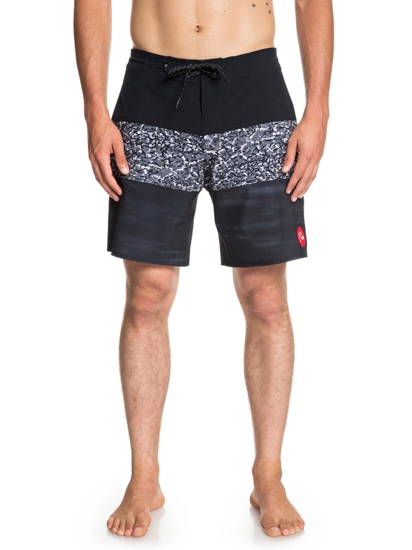 quiksilver, Acid Sun 18" Beachshorts, BLACK (kvj6) 0 Acid Sun 18" Beachshorts Black EQYBS04129 Quiksilver