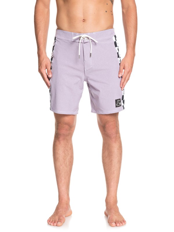 quiksilver, Highline Checker Arch 18" Boardshorts, PURPLE ASH (skw0) 0 Highline Checker Arch 18" Boardshorts Grey EQYBS04137 Quiksilver