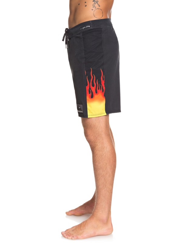 quiksilver, Highline Flame Arch 18" - Board Shorts for Men, BLACK (kvj6) 0 Highline Flame Arch 18" - Board Shorts for Men Black EQYBS04183 Quiksilver