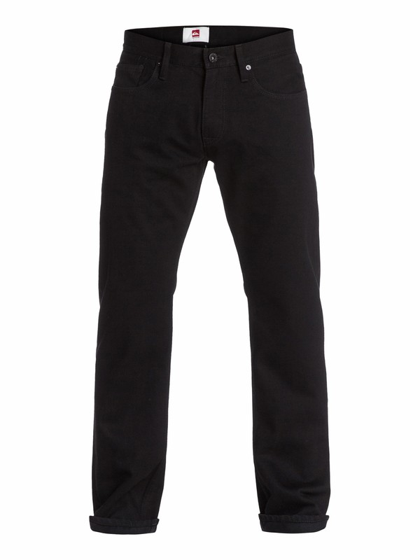 quiksilver, Sequel Black Regular Fit Jeans, 32" Inseam, RINSE (bsqw) 0 Sequel Black Regular Fit Jeans, 32" Inseam EQYDP03015 Quiksilver