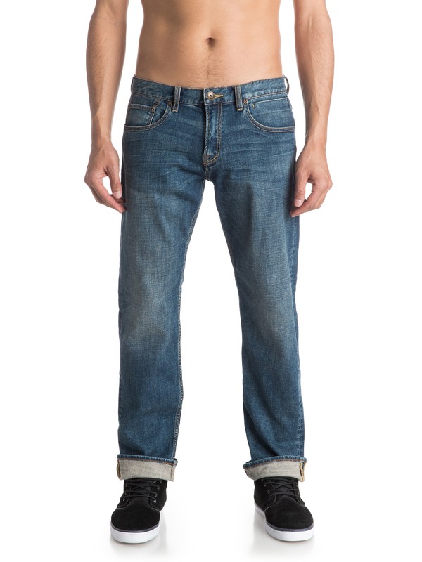 quiksilver, Sequel Medium Blue 30" Regular Fit Jeans, MEDIUM BLUE (bygw) 0 Sequel Medium Blue 30" Regular Fit Jeans EQYDP03291 Quiksilver