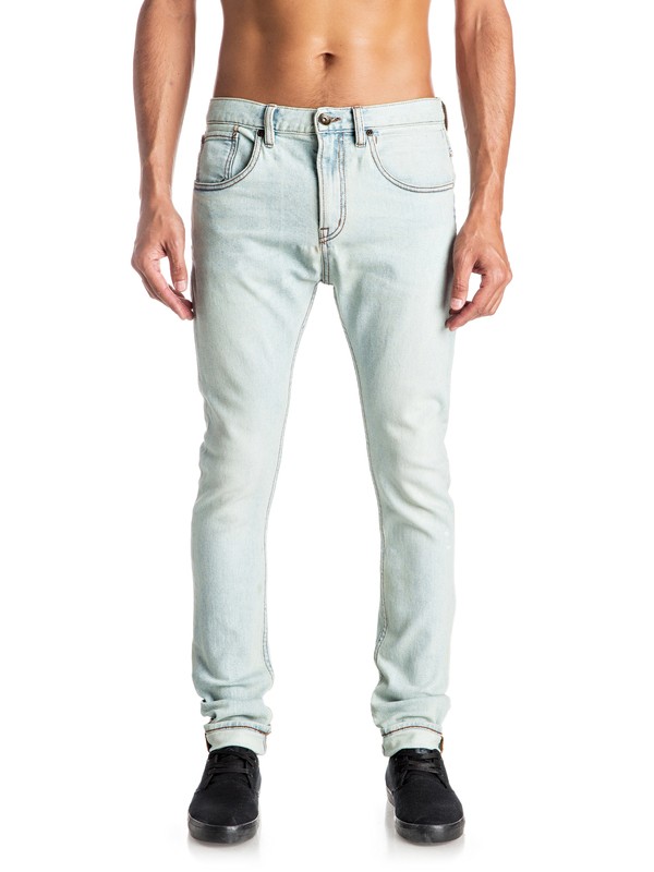 quiksilver, Low Bridge Bleached - Jean skinny, BLEACHED SURF (bejw) 0 Low Bridge Bleached - Jean skinny EQYDP03306 Quiksilver