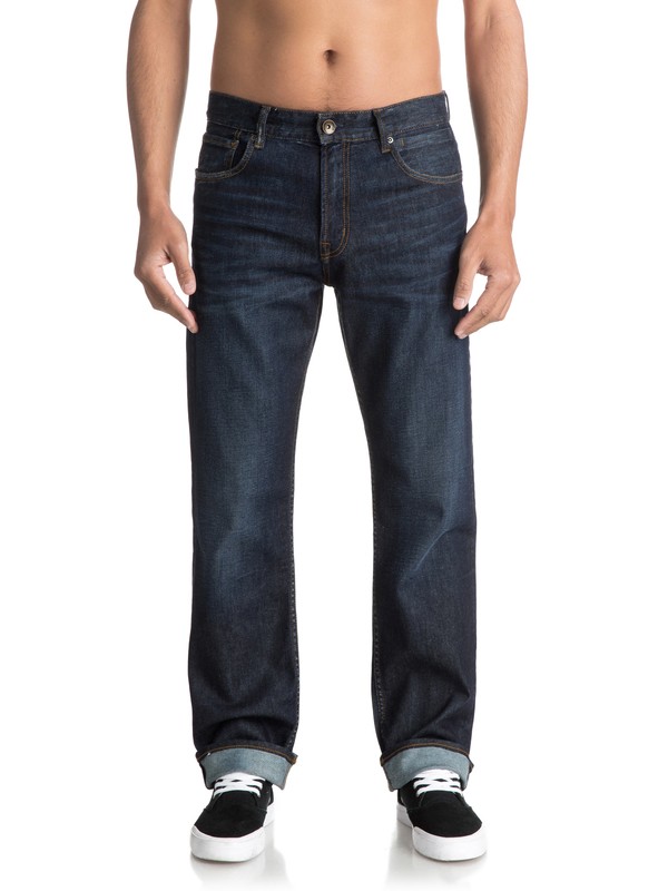 quiksilver, High Force Blue Glass - Jean ample pour Homme, BLUE GLASS (bsnw) 0 High Force Blue Glass - Jean ample pour Homme EQYDP03342 Quiksilver