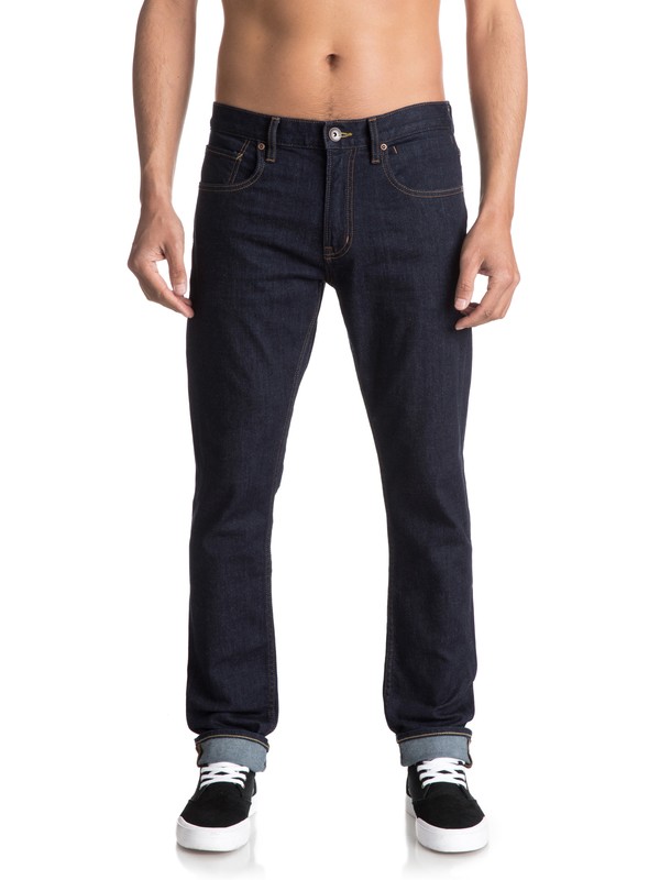 quiksilver, Distorsion Rinse - Vaqueros Pitillo para Hombre, RINSE (bsnw) 0 Distorsion Rinse - Vaqueros Pitillo para Hombre EQYDP03350 Quiksilver