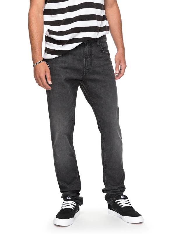 quiksilver, Distorsion Black - Jean slim, BLACK (kvj0) 0 Distorsion Black - Jean slim Noir EQYDP03358 Quiksilver