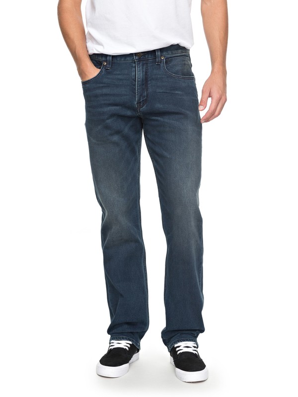 quiksilver, Sequel Neo Elder - Jean regular pour Homme, NEO ELDER (byjw) 0 Sequel Neo Elder - Jean regular pour Homme Bleu EQYDP03359 Quiksilver