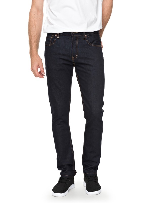 quiksilver, Distorsion Rinse - Jean slim pour Homme, RINSE (bsnw) 0 Distorsion Rinse - Jean slim pour Homme EQYDP03363 Quiksilver