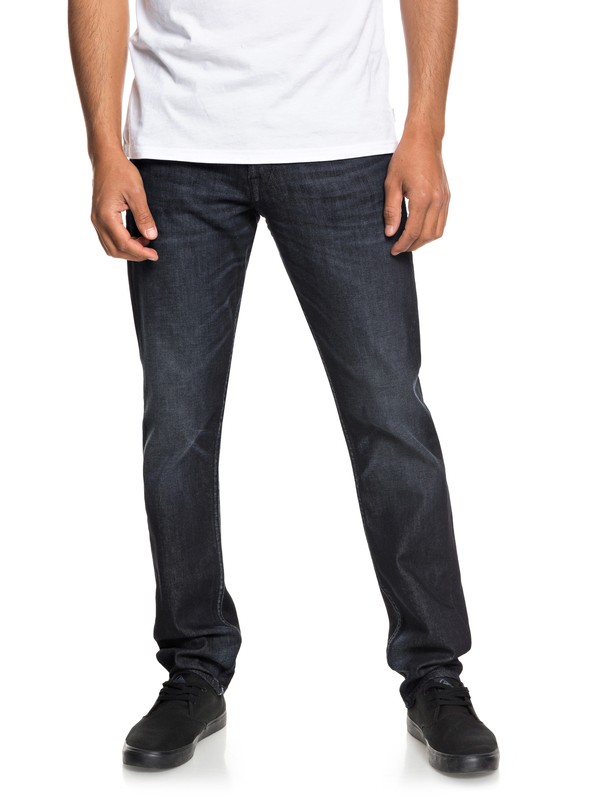 quiksilver, Revolver Blue Black Straight Fit Jeans, BLUE BLACK (bre0) 0 Revolver Blue Black Straight Fit Jeans Blue EQYDP03369 Quiksilver
