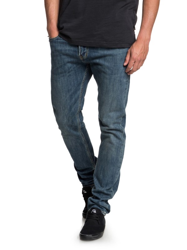 quiksilver, Distorsion Medium Blue Slim Fit Jeans, MEDIUM BLUE (bygw) 0 Distorsion Medium Blue Slim Fit Jeans Blue EQYDP03374 Quiksilver