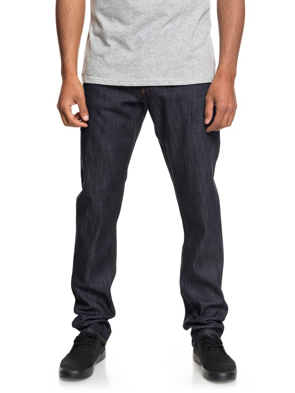 quiksilver, Revolver Rinse - Straight Fit Jeans for Men, RINSE (bsnw) 0 Revolver Rinse - Straight Fit Jeans for Men Blue EQYDP03375 Quiksilver
