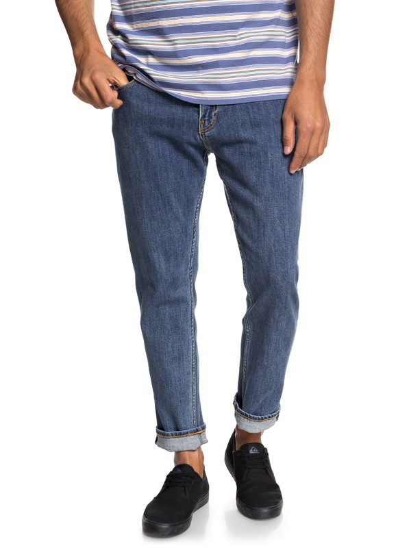 quiksilver, Original - Vaquero de Corte Recto para Hombre, 90S BLUE (bqp0) 0 Original - Vaquero de Corte Recto para Hombre Azul EQYDP03396 Quiksilver