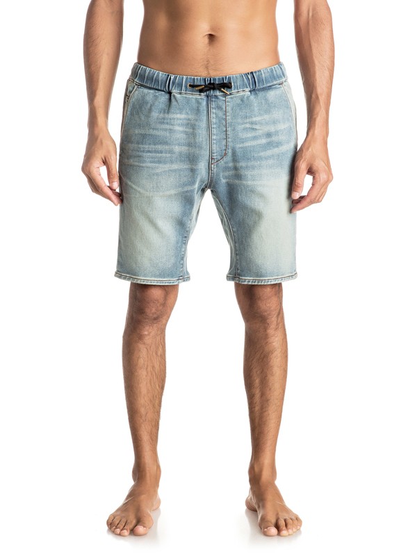 quiksilver, Fonic Blur - Shorts en molleton denim slim, BLUR (bptw) 0 Fonic Blur - Shorts en molleton denim slim EQYDS03066 Quiksilver