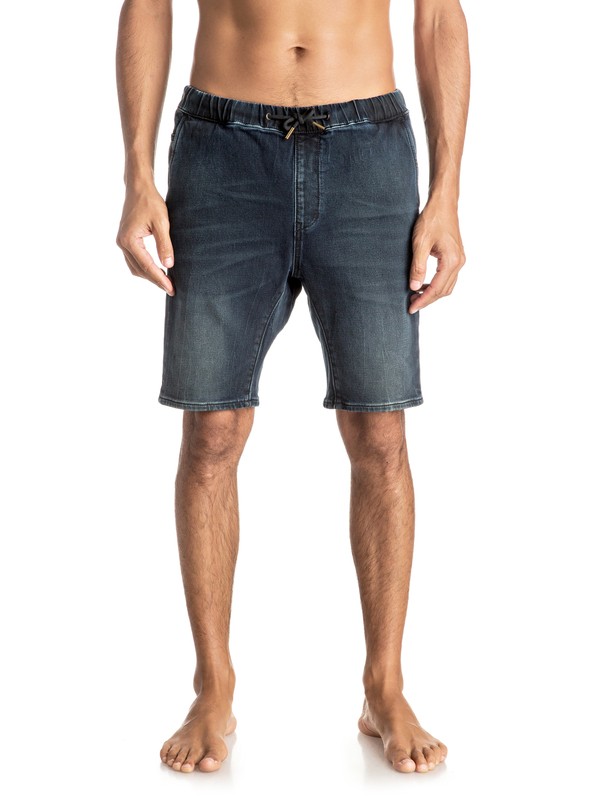 quiksilver, Fonic Blue Black - Short en denim, BLUE BLACK (byjw) 0 Fonic Blue Black - Short en denim EQYDS03067 Quiksilver
