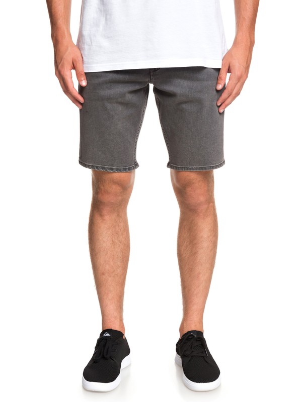 quiksilver, Revolver Granite Stone Denim Shorts, GRANITE STONE (kzm0) 0 Revolver Granite Stone Denim Shorts Black EQYDS03083 Quiksilver