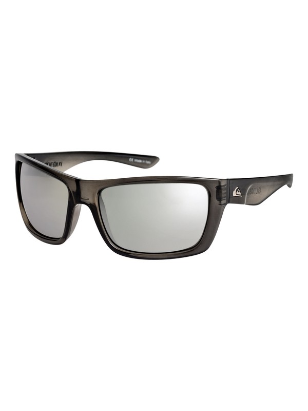quiksilver, Hideout - Lunettes de soleil pour Homme, CRYSTAL SMOKE/FLASH SILVER (xkks) 0 Hideout - Lunettes de soleil pour Homme Noir EQYEY03019 Quiksilver