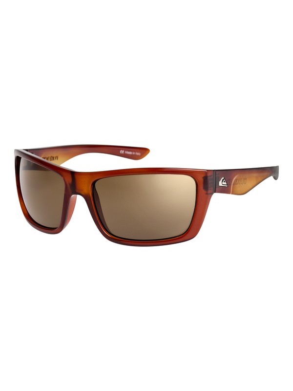quiksilver, Hideout - Lunettes de soleil pour Homme, CRYSTAL BROWN/BROWN (xnnc) 0 Hideout - Lunettes de soleil pour Homme Orange EQYEY03019 Quiksilver