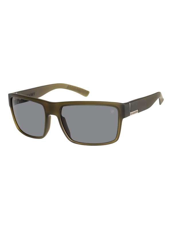 quiksilver, Ridgemont Polarised Sunglasses, MATTE CRYSTAL KAKI/GREY POLARI (xcbb) 0 Ridgemont Polarised Sunglasses Brown EQYEY03023 Quiksilver