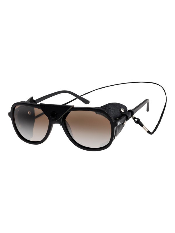 quiksilver, Summit - Lunettes de soleil pour Homme, MATTE BLACK/BROWN GRADIENT SIL (xkks) 0 Summit - Lunettes de soleil pour Homme Noir EQYEY03029 Quiksilver