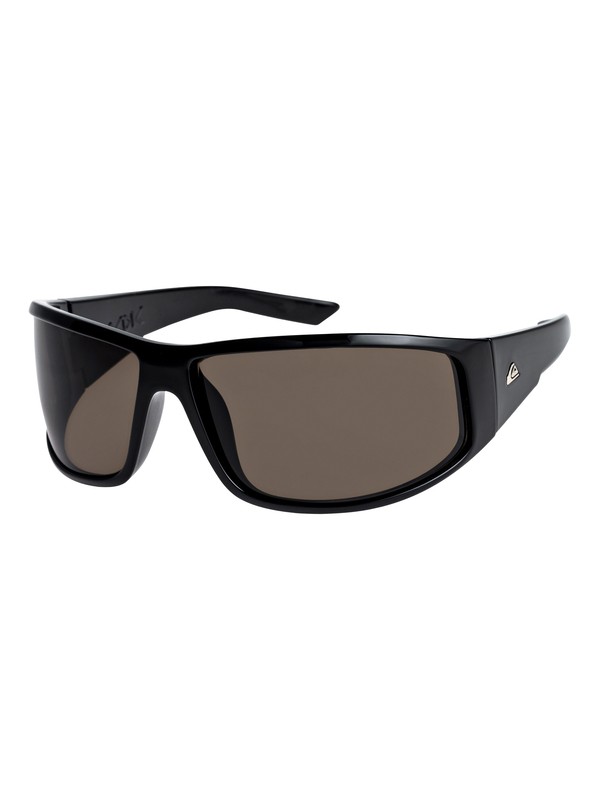 quiksilver, AKDK - Lunettes de soleil pour Homme, SHINY BLACK/GREY (xkks) 0 AKDK - Lunettes de soleil pour Homme Noir EQYEY03030 Quiksilver