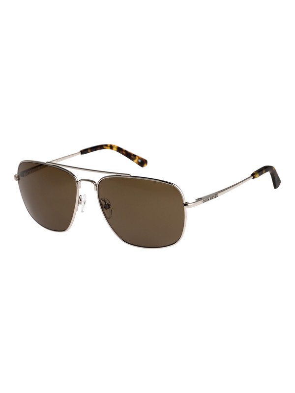 quiksilver, Belmont - Lunettes de soleil pour Homme, SHINY SILVER/BROWN (xssc) 0 Belmont - Lunettes de soleil pour Homme Gris EQYEY03037 Quiksilver